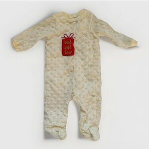 Baby Best Gift Ever Holiday Jumpsuit | Size: 0-3 Months
